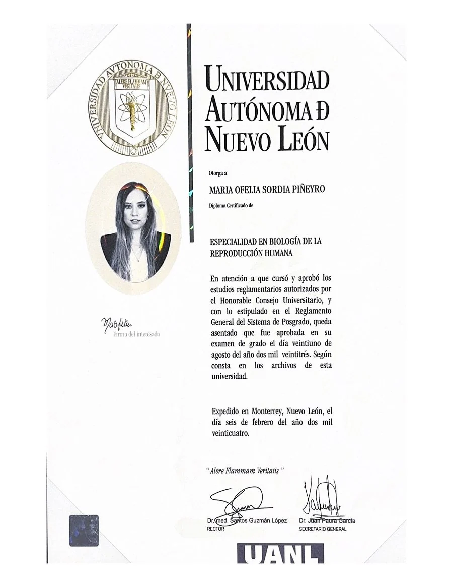 Especialidad: Universidad Autónoma de Nuevo León